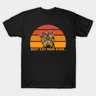 Best Cat Mom Ever T-Shirt